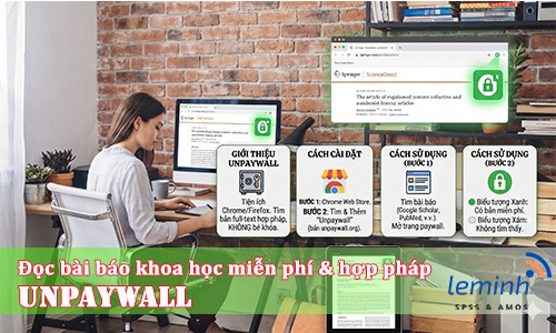 Hướng dẫn sử dụng tiện ích Unpaywall để đọc bài báo khoa học miễn phí và hợp pháp